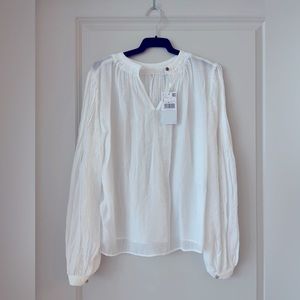 Mango white blouse